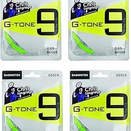 Gosen G-Tone 9 Badminton String Green 0.69mm (Pack of 4) - Made in Japan-10