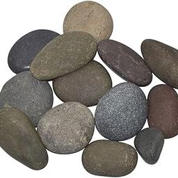 Naturally Green River Pebbles Stones for Decoration, Garden, Plants Pots, Aquarium, Fountain & Home Décor (2kg pack assorted)-image-92