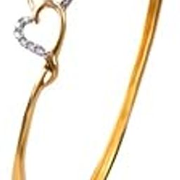 Girls And Women Pride Diamond Collection 18K Yellow Gold And Diamond Charm Bracelet-image-31