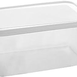 UJEAVETTE Pizza Dough Proofing Box Large Capacity Transparent for Kitchen Fridge Bread 4L-3