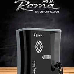 Aqua Roma Water Purifier, Black RO+UV+UF+TDS CONTROLLER + COPPER FILTER-image-40