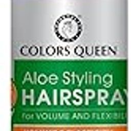 Colors Queen Aloe Styling Hair Spray – 200 ml | Non-Sticky, Hair Setting, Styling & Volume Spray | Quick Hair Styling Spray for Men & Women infused with Aloe Vera & Vitamin B5-image-66