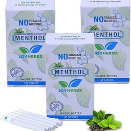 JOYHERBS Herbal Cigarettes For Smoking 100% Tobacco Free and Nicotine Free Mint Flavoured King Size Herbal Smoke Sticks(Pack of 30) | (Herbal Smokes - No nicotine/No Tobacco)-image-44