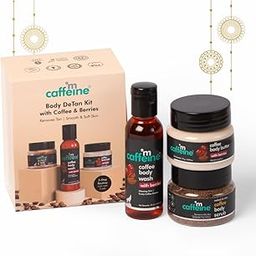 mcaffeine Body Care Gift Set With Berries Body Wash, Body Scrub & Body Butter|Gift Set For Men And Women|Birthday Anniversary Wife Couples Gift Box With 3 Travel Sized Premium Products-2