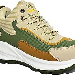 G&D Hawker Unisex Kids Shoe with Memory Foam EVA Sole | Leather Rexine Upper Breathable, Lightweight | Comfortable & Trekking Friendly Stylish Indoor & Outdoor | Sports Shoes-image-8