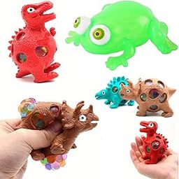 Amitasha 3 Squishy Fidget Squeeze Balls Press Toy for Kids & Adults Stress Relief Toy Birthday Gift (Assorted)-picture-27