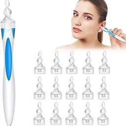 LEXUN Plastic Ear Wax Vac Remover Kit And Ear Cleaner Smart Swab Easy Earwax Removal with 16 Disposable Soft Tips Ear Wax Cleaner (Smart swab)-image-67