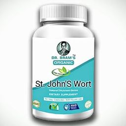 DR.BRAM'S Organic St. John'S Wort Herb Extract Capsules - 350Mg (60 Count) (Min. 0.3% Hypericine)-image-55