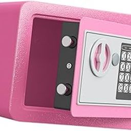 BNF Portable Securitycase Lock Box Safe for Wallet Passports Important Documents Pink | Home & Garden-image-100