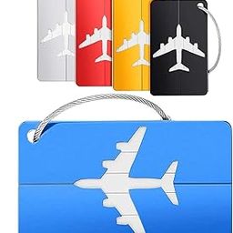 LIMBANI BROTHERS Luggage Tags, Bag Tags for Luggage Travel with Name Id Address, Luggage Tags for Suitcases Flight Name Tags for Luggage Identification of Bags, Baggage Tags for Suitcase (3)-36