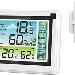 UJEAVETTE Professional Weather Station Wireless Weather Station with Outdoor Sensor Style1-picture-28