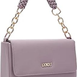 Women's Girls Cross Body Sling Bag with Gold Chain (LF-101)-image-105