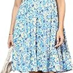 Women's Fit And Flare Knee Length Rayon Maternity Dress/Pregnancy Dress/Easy Breastfeeding Dress/Western Dress with Zippers for Nursing Pre and Post Pregnancy-image-95
