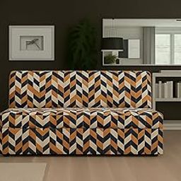 KENDALWOOD Furniture Modern Home Furniture | Fold Out Sofa Cum Bed | 2 Seater Sofa | Sofa for Living Room, Home & Office Furniture | Color:- Multicolor Printed Cushions | Pre-Assembled-image-28