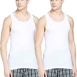 Deep Round Neck Sleeveless Vest with Stay Cool Treatment-10