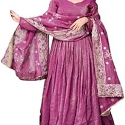 Women's Designer Sharara Suit Set – Gold Crazy Fabric, Sequin Embroidery, Fully Stitched with Dupatta (M to XXL)-image-10