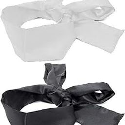 Enterprise Adjustable Satin Blindfold/Eye Cover/Sleep Mask/Satin Eye Covers For Couple,Travel, Nap, Meditation,Assorted-picture-42