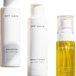 Off Days Mini Duo & Illuminating Serum Set | Daily Use,Sulfate & Paraben Free, Infused with Aloe Vera,Cucumber & Linseed Extracts | Nourishes & Strengthens Hair- 100ml Each + Hydrating Hair Serum 50ml-51