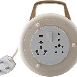 Anchor by Panasonic Polycarbonate Flexicord 3-Pin Dyna (Ivory and White)-29