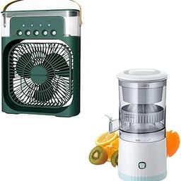 Drumstone (𝗦𝗽𝗲𝗰𝗶𝗮𝗹 𝟭𝟮 𝘆𝗲𝗮𝗿𝘀 𝗪𝗮𝗿𝗿𝗮𝗻𝘁𝘆) Stay Cool in Style with Our Green 2 Spray Fan With Squeeze the Day Discover the Power of Fresh Juice with Our Innovative Juicer-29