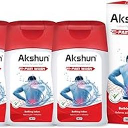 Akshun bathing lotion pain relief pack of 3-image-0