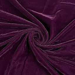 Super Eleven Geo Unstitched Micro Velvet Fabric, Multipurpose Soft Smooth Cloth for Dress, Blouse, Furnishing, Upholstery, Cushions, Art and Craft, Material for Mandap and Pooja Decoration-picture-12