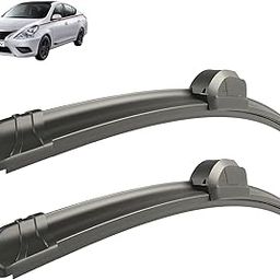 Caronix Windshield Car Wiper Blades Compatibility With Sunny (Model : 2012-2018), Sunny Wiper Blades - Set of 2Pc (D-21,P-14)-image-19