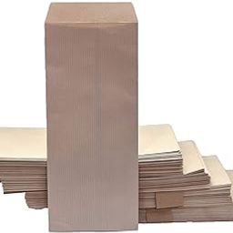 AccuPrints Pack of 100 Brown Envelope for Office Thickness 90 gsm | Size 4.5 by 10 inch (Pack of 100)-13