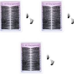 MAYCREATE® 756PCS Wispy Lash Clusters Natural Eyelash Extensions 60D Cluster 8-16mm Mix Thin Invisible Individual DIY Extension at Home-image-2