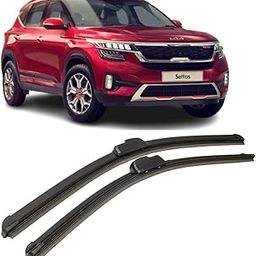 Wheelyfine® Frameless design high performance wiper suitable for kia seltos, (pack of 2) Dr side-24 inch, Pa side-18 inch-image-84