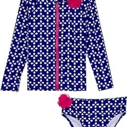 Flower Power - UV Sun Protective Rash Guard Swimsuit Set Swimwear-image-79