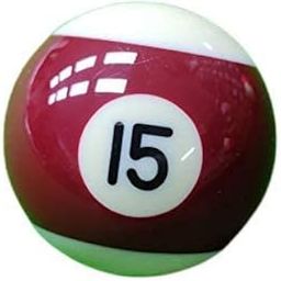 KBA Pool Ball Number - 15 (Size 52.5mm)-1