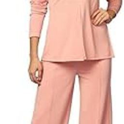 Stylish Co-ord Set for Women – Trendy Summer Travel Outfit | Lightweight 2 Piece Dress for Holiday Look & Puja | Hangouts | Picnic | Vacation Wear | Ethnic |Lycra Full Sleeve Women Dress-image-32