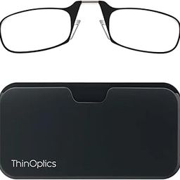 ThinOptics Reading Glasses Rectangular Frames With Universal Pod Compact Case - Ultra-light Foldable Readers - Clip-on Nose - 1.0 1.5 2.0 2.5 Strength With Flex-Fit Technology-image-16