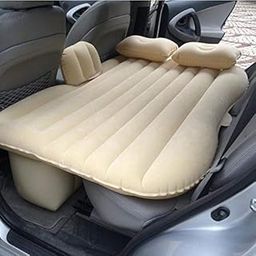 HITWA Car Travel Inflatable Sofa Mattress Air Bed Cushion Camping Bed Rear Seat with Pillow-image-7