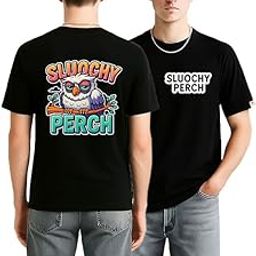 Men’s Slouchy Perch Funny Owl T-Shirt – Lazy Owl Cartoon Graphic Tee | Soft Mustard Cotton Shirt for Chill Days & Casual Wear-10