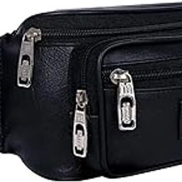 PU Leather Waist Pack Bags Travel Bag for Money |Mobile|Card|Belt| Documents|Kit Books Dairy Kamar Pouch| Small Accessories Luggage for Men Women Boys and Girls Stylish Fom Bag with Belt Kamar Pouch-image-11