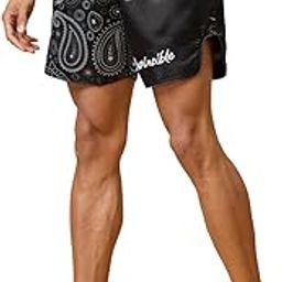 Invincible Men's Muay Thai Boxing Shorts-image-63