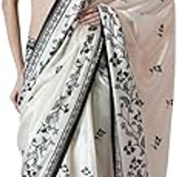 Pure Gajri Silk Saree with Ultra HD Digital Print, Wax Finish, Hand Made Zalar-image-9