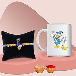 CraftVatika Rakhi Gift for Brother, Rakhi Mug Set Gift for Kids Brother Boy, Cartoon Rakhis with Cartoon Mug for Boy Bhaiya Sister Kids, Rakshabandhan Combo Set, Mug for Girls-image-23
