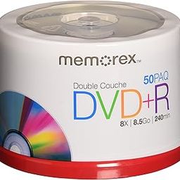 Memorex 8.5 GB 8 X Double Layer DVD+R - 50 Pack Spindle-image-52