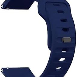 APP DROID Watch Strap Sports Silicone Belt compatible with Universal 22mm Size Replacement Strap Smartwatch Breatheable Band-image-95