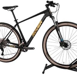 ROVER MTB Drag V5 | Aluminium Alloy Frame | RockShox/Suntour Suspension | Shimano Deore or XTR 1x12 Gear | Riser Bar Alloy | Kenda Dual Color Tires | Trail MTB Bike (Black)-image-23