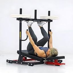 Bodylean fitness Vertical Leg Press Machine, Leg Strength Training Machine with Linear Bearing, Leg Workout Equipment, Lower Body Special Machine Home Gym-12