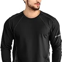 eyebogler Men's Round Neck Solid Regular Fit Full Sleeve T-Shirt-picture-16