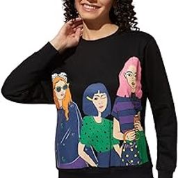 The Dry STATEWomen's Graphic Print Level 1 Waist Length Sweatshirt-image-80