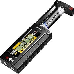 Serplex® Battery Tester LCD Digital Battery 1.4-4.8V Quick Response Battery Capacity Analyzer Push-up Battery Load Tester Pocket Portable Battery Checker for AA, AAA, C/D//PP3 Battery-0