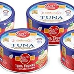Golden Prize Canned Tuna Chunks in Tomato Sauce, 185g(Pack of 4)-image-32