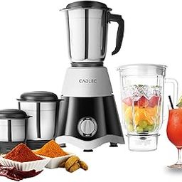 Cadlec JarGenie 4 Jar 750 Watt Mixer Grinder | High-Power Juicer, Blender & Mixer | Durable ABS Body | Multi-Function for Juicing & Blending | 2-Year Warranty-11