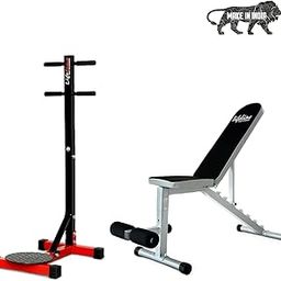 Lifeline LB-311 Adjustable Bench (Incline, Flat, Decline) with IF-7123 Twister Single for Body Toning, Full Body Home Gym Combo-image-83